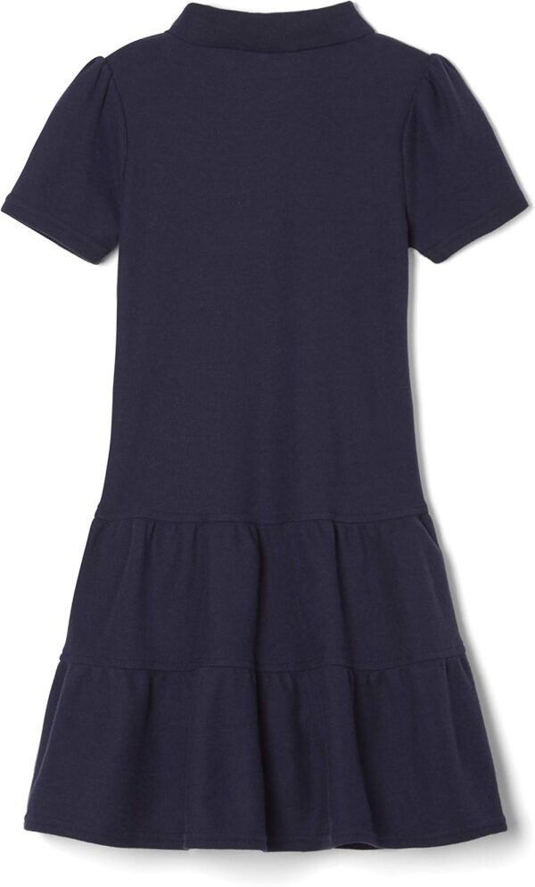 French Toast Girls' Ruffle Pique Polo Dress - Image 3