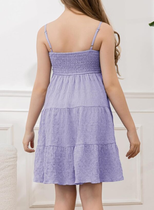 blibean Girls Summer Sundress Tween Sun Dresses Size 6-15 Years Old - Image 4