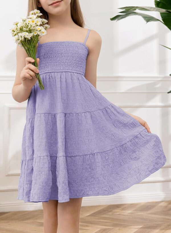 blibean Girls Summer Sundress Tween Sun Dresses Size 6-15 Years Old - Image 5